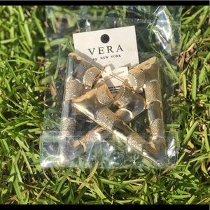 V Triangle Hoop Earrings